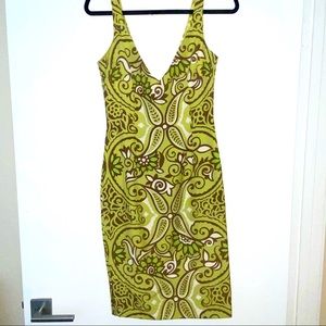 Tracey Reese paisley V-neck dress